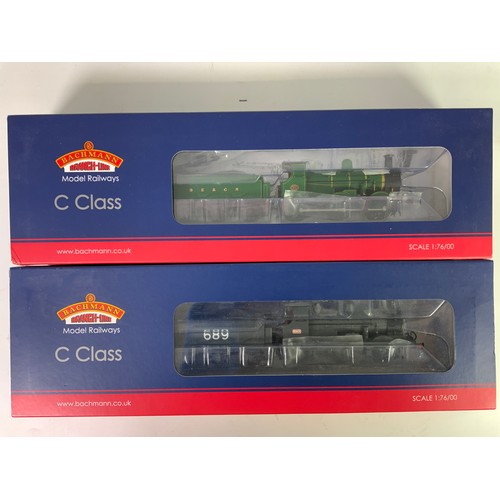 488 - BACHMANN, 2 BOXED MODELS, 31-460K SE&CR C CLASS IN WARTIME GREY, AN EXCLUSIVE LTD EDITION FOR THE BA... 