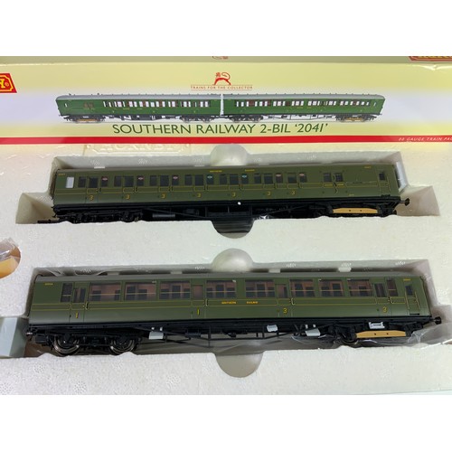 493 - HORNBY BOXED R3161A, SR 2BIL EMU UNIT 2014, TRAIN PACK, DCC READY