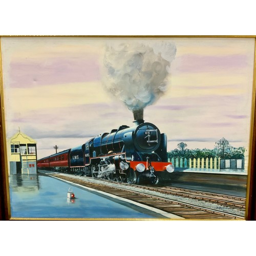 239 - TWO OIL ON CANVASS, 6115 POSSIBLY ON THE S&C J BYRNE, 67 X 52 CM, PLUS 6021 AT PADDINGTON  RG2001, C... 