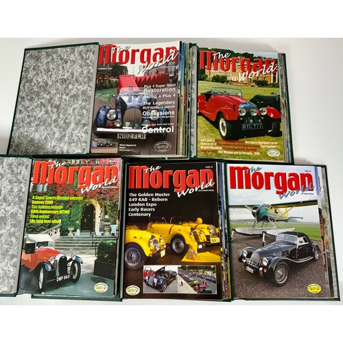 46 - 4 BOUND VOLUMES OF THE MORGAN WORLD, 1-35 ISSUES, GOOD CLEAN COPIES