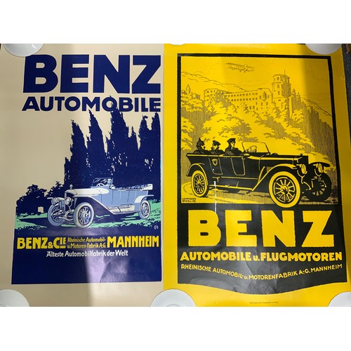 15 - 5 SHOWROOM POSTERS FOR MERCEDES -BENZ & 5 FOR BENZ