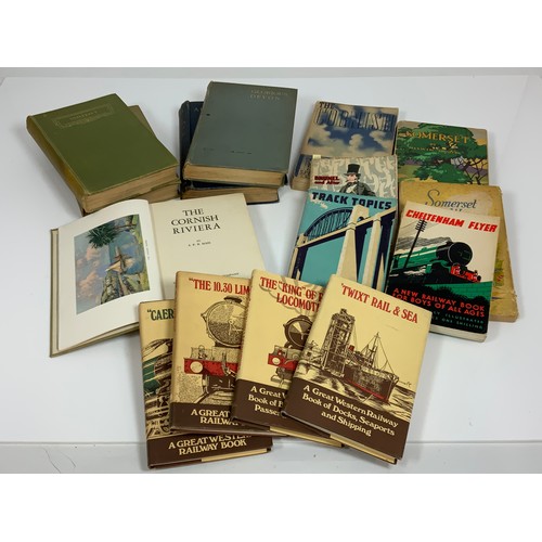 204 - COLLECTION OF GWR, GREAT WESTERN RAILWAY BOOKS, INC. HISTORY OF THE CORNISH RIVIERA, GLORIOUS DEVON,... 