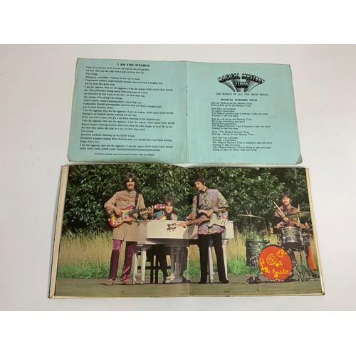 168 - RECORDS : BEATLES 2 X EP & 8 X 7” SINGLES, MAGICAL MYSTERY TOUR INC. BLUE LYRIC SHEET, LONG TALL SAL... 