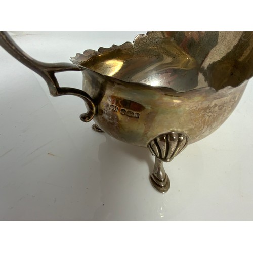 300 - SILVER SAUCE BOAT