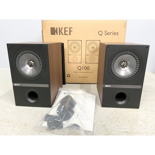 127 - KEF SPEAKERS Q100, BOXED