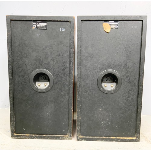 120 - PAIR OF WHARFEDALE LINTON II SPEAKERS 48cm TALL