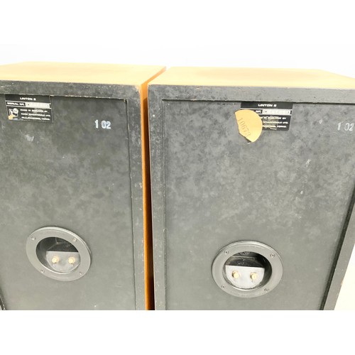 120 - PAIR OF WHARFEDALE LINTON II SPEAKERS 48cm TALL