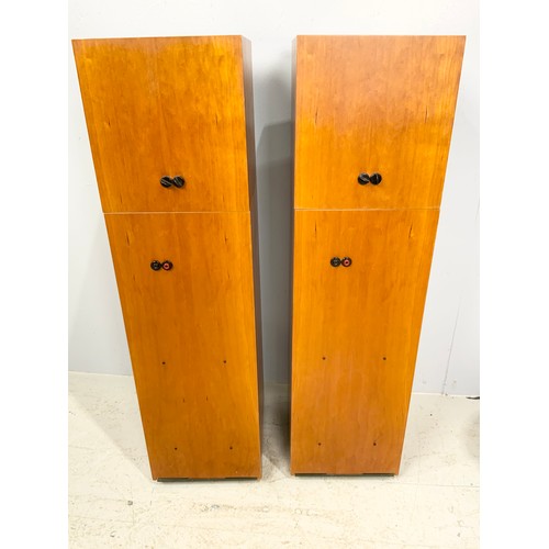 104 - PAIR OF NAIM SPEAKERS, INTRO 2S/N 194423, 89CM TALL