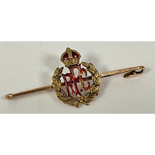 478 - QTY. MISC. COSTUME JEWELLERY INC. RFC ENAMELLED SWEETHEART BROOCH