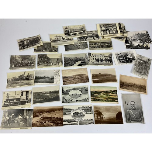 39 - SMALL COLLECTION OF INTERESTING POSTCARDS, MOSTLY REAL PHOTO INC. SANDWELL PUBLIC LIBRARIES CARDS, G... 