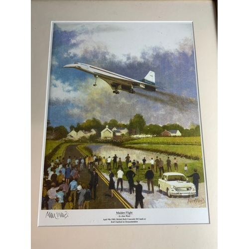 21 - AVIATION INTEREST, CONCORDE PICTURES END OF AN ERA ROGER F JONES, 051/650 SIGNED, CONCORDE OVER THE ... 