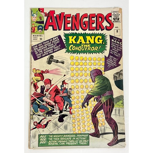 89 - COMIC, MARVEL COMICS, ' THE AVENGERS ' NO. 8, THE FIRST APPEARANCE OF ‘KANG THE CONQUEROR’