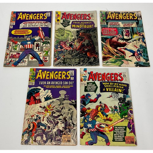 82 - MARVEL COMICS, ' THE AVENGERS ' NOS. 14, 15, 16, 17 and 18