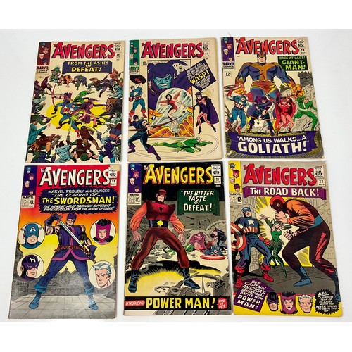 81 - MARVEL COMICS, ' THE AVENGERS ' NOS. 19, 21, 22, 24, 26 and 28