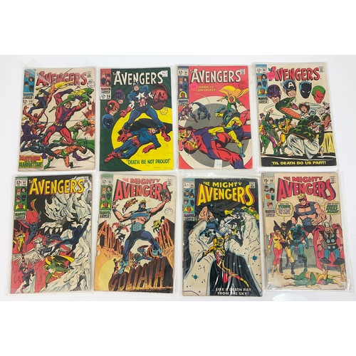 79 - MARVEL COMICS, ' THE AVENGERS ' NOS. 55, 56, 59, 60, 61, 63, 64 and 68