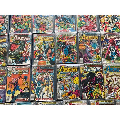 75 - MARVEL COMICS, ' THE AVENGERS ' NOS. 150 - 190 (184 missing) TOGETHER WITH A FEW LATER EDITIONS, 218... 