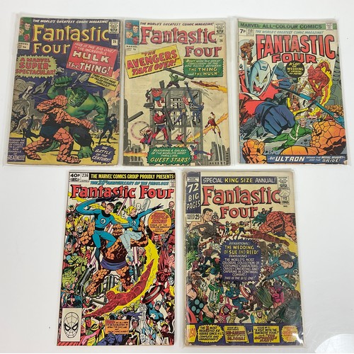 72 - MARVEL COMICS FANTASTIC FOUR, INC. RARE NOS. 25 AND 25 ALSO 150, 236 AND FANTASTIC FOUR KING SIZE AN... 