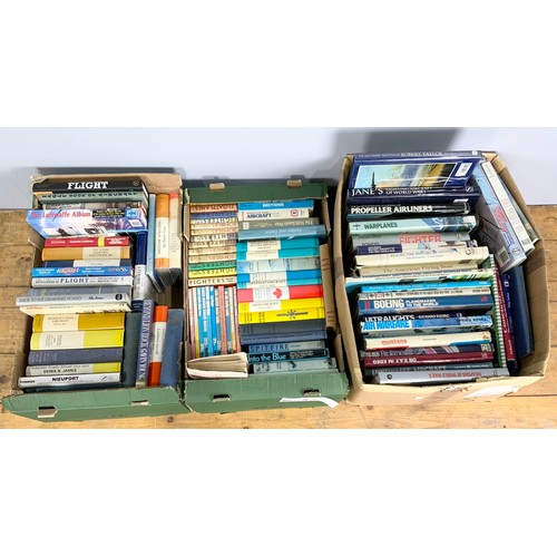 48 - LARGE QUANTITY OF AIRCRAFT RELATED BOOKS ( 3 BOXES )