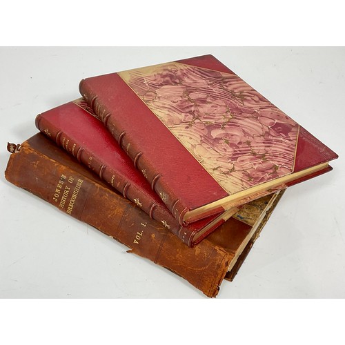 59 - BRECONSHIRE RELATED BOOKS, 2 VOLS. HISTORICAL MEMORANDA OF BRECONSHIRE, JOHN LLOYD 1903, 1904 WITH B... 