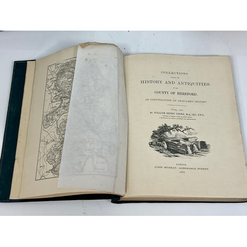 52 - MISC. HEREFORD RELATED BOOKS INC. DUNCUMB’S COUNTY OF HEREFORD 4 VOLS. LITTLEBURY’S HEREFORDSHIRE, H... 