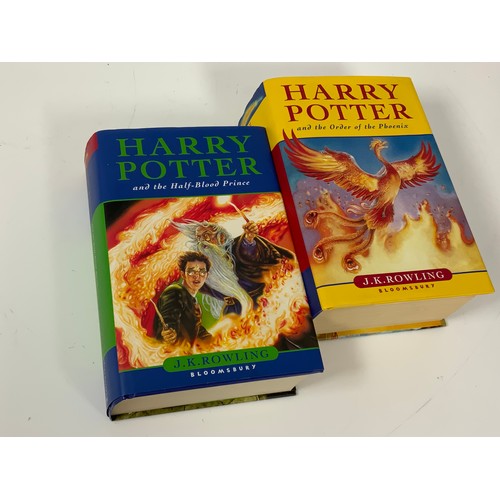 50 - HARRY POTTER, TWO FIRST EDITION BOOKS, BLOOMSBURY HALF BLOOD PRINCE, 2005 FE, H/B, & ORDER OF THE PH... 
