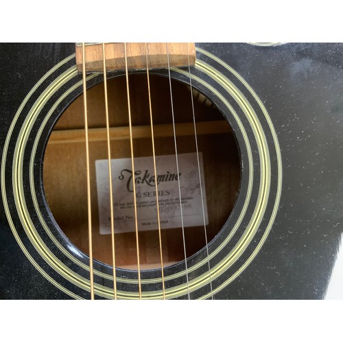 448 - TAKAMINE ELECTRO-ACOUSTIC GUITAR G SERIES   PLUS GIG BAG