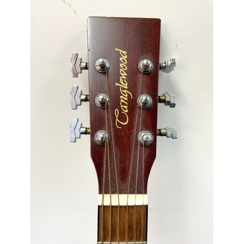 445 - TANGLEWOOD ACOUSTIC GUITAR TW28SN-Q   PLUS GIG BAG