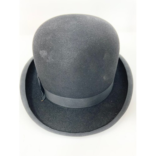 346 - T W LEES LONDON BOWLER HAT IN BOX