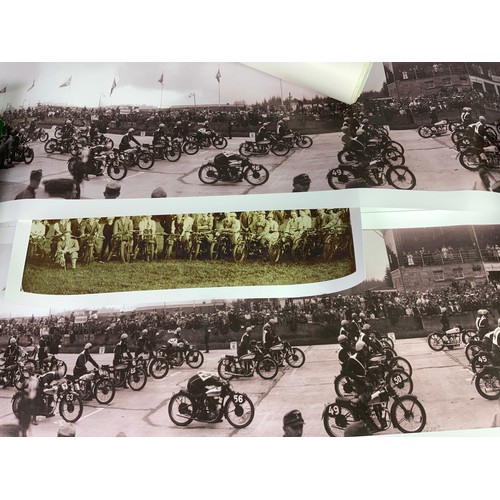 28 - SEVERAL REPRO MOTORCYCLING PANORAMIC PICTURES