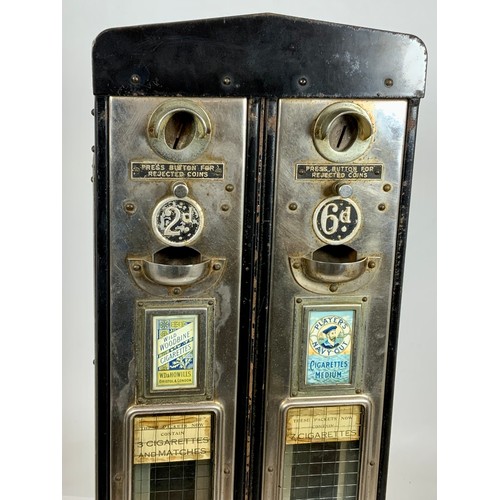 3 - A SUPERB VINTAGE C.1930’S CIGARETTE DISPENSING MACHINE. A NATIONAL AUTOMATIC MACHINE, WILD WOODBINE,... 