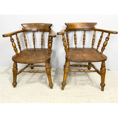 651 - 2 SMOKERS BOW CHAIRS