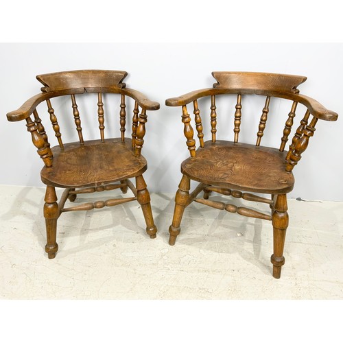 651 - 2 SMOKERS BOW CHAIRS