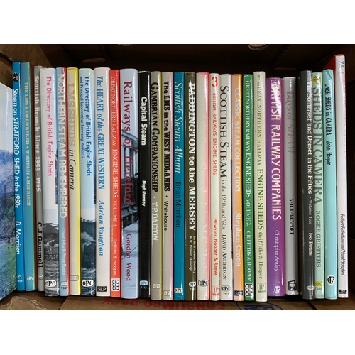 225 - RAILWAY BOOKS, A GOOD SELECTION OF OPC, SLP, BLR PUBLICATIONS TITLES, STEAM BIAS,