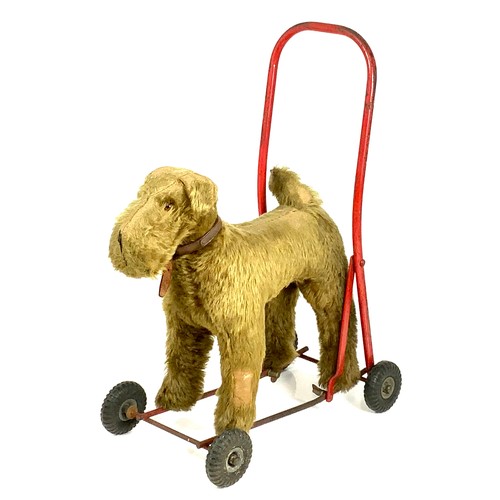 46 - VINTAGE BABY WALKER IN THE FORM OF A DOG