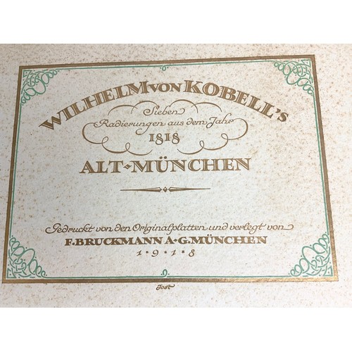 31 - WILHELM VON KOBELL ALT-MUNCHEN FOLIO CONTAINING ETCHINGS