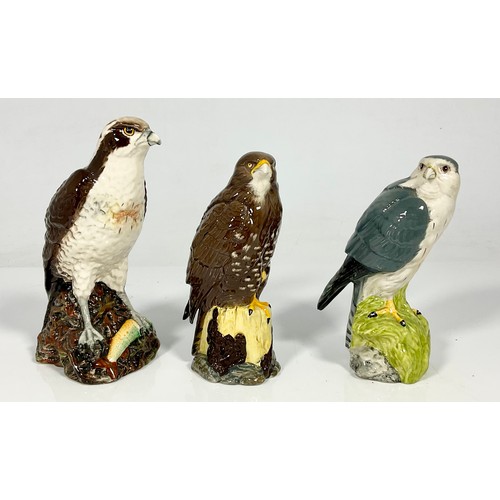 85 - 3 ROYAL DOULTON WHYTE AND MACKAY NOVELTY HAWK FIGURES