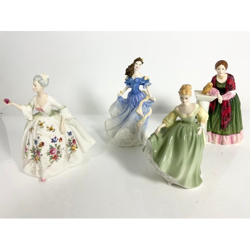 88 - ROYAL DOULTON FIGURINES FAIR LADY, REBECCA, DIANA AND FLORENCE NIGHTINGALE