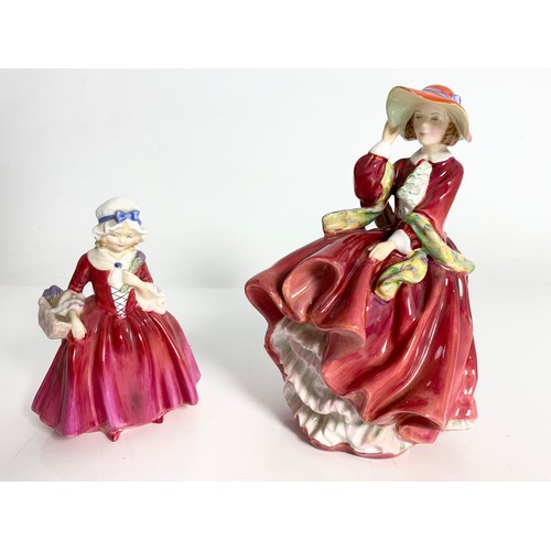 89 - ROYAL DOULTON FIGURINES, TOP OF THE HILL AND LAVINIA