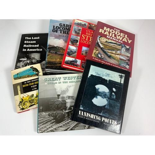 229 - RAILWAY BOOKS, GARRATTS OF THE WORLD, BRADFORD BARTON GW STEAM IN THE MIDLANDS, THE MODEL RAILWAY MA... 