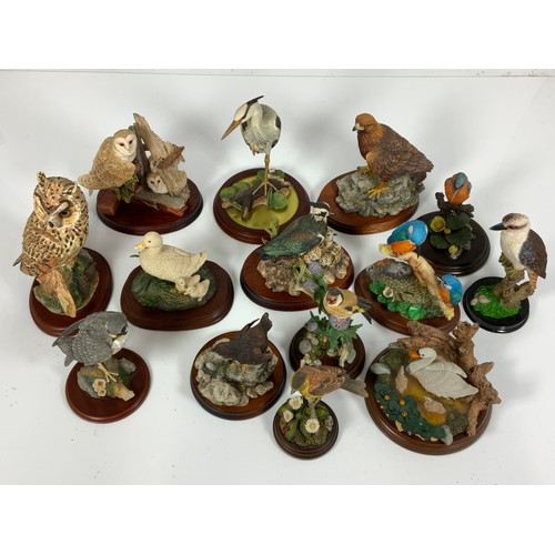 110 - LARGE COLLECTION OF RESIN BIRDS