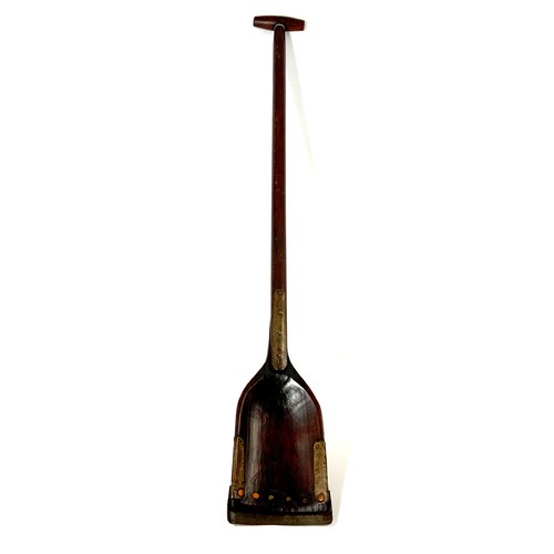 365 - POLISHED WOODEN MALT SHOVEL