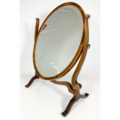 36 - OVAL DRESSING TABLE MIRROR