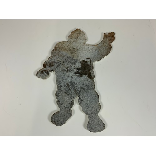 38 - CAST FLAT MICHELIN MAN ADVERTISING PLAQUE, APPROX. 35 CM X 29 CM MAX