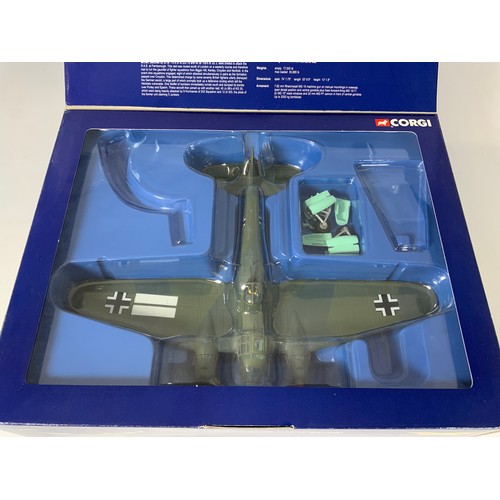 84 - CORGI AVIATION EUPORE & AFRICA SERIES, AA33701, HEINKEL HE111 H3 BATTLE OF BRITAIN, BOXED