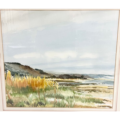 21 - JANET BECKETT WATERCOLOUR, WELLS NEXT THE SEA TOGETHER WITH WATERCOLOUR VICTORIA BURTON AND ONE OTHE... 