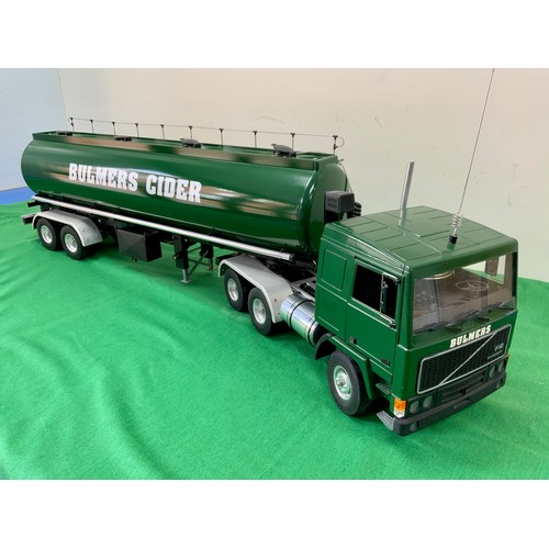 189 - RADIO CONTROLLED LARGE SCALE MODEL OF A VOLVO F12 INTERCOOLER LORRY IN BULMERS LIVERY, WELL DETAILED... 