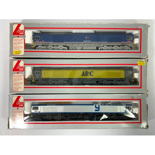 477 - LIMA THREE CLASS 59 DIESEL LOCOMOTIVES, ALL IN BOXES, 59002 WITH METAL NUMBERS & NAMEPLATES, 59103 A... 