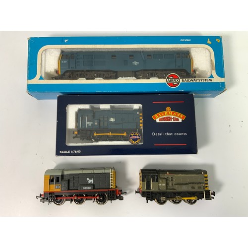 474 - BACHMANN CLASS 08 BOXED 32-102 08623, HORNBY 08938 U/B, 08535 LIMA RPT, AIRFIX CLASS 31, 31401