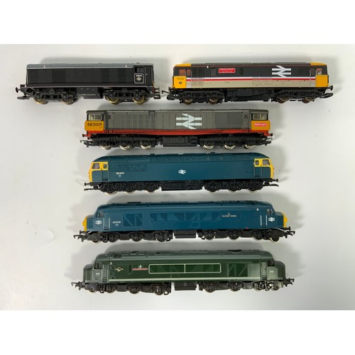 473 - MAINLINE CLASS 45'S D49 GREEN, 45048, 56004, HORNBY CLASS 58, LIMA CLASS 73 & CLASS 20 WATERMAN BLAC... 