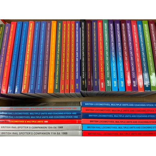 237 - 40 EDITIONS, C.1988 - 2022 INC. DUPLICATES, NREA'S THE SPOTTERS COMPANION. A GOOD COLLECTION OF THIS... 